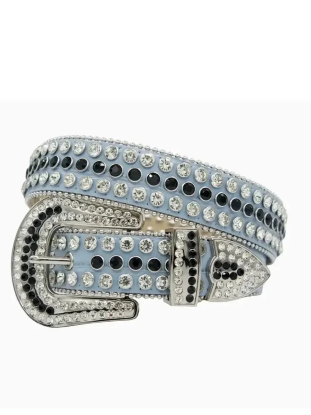 DNA Premium "Sky Elite" Rhinestone Belt Sz Large
